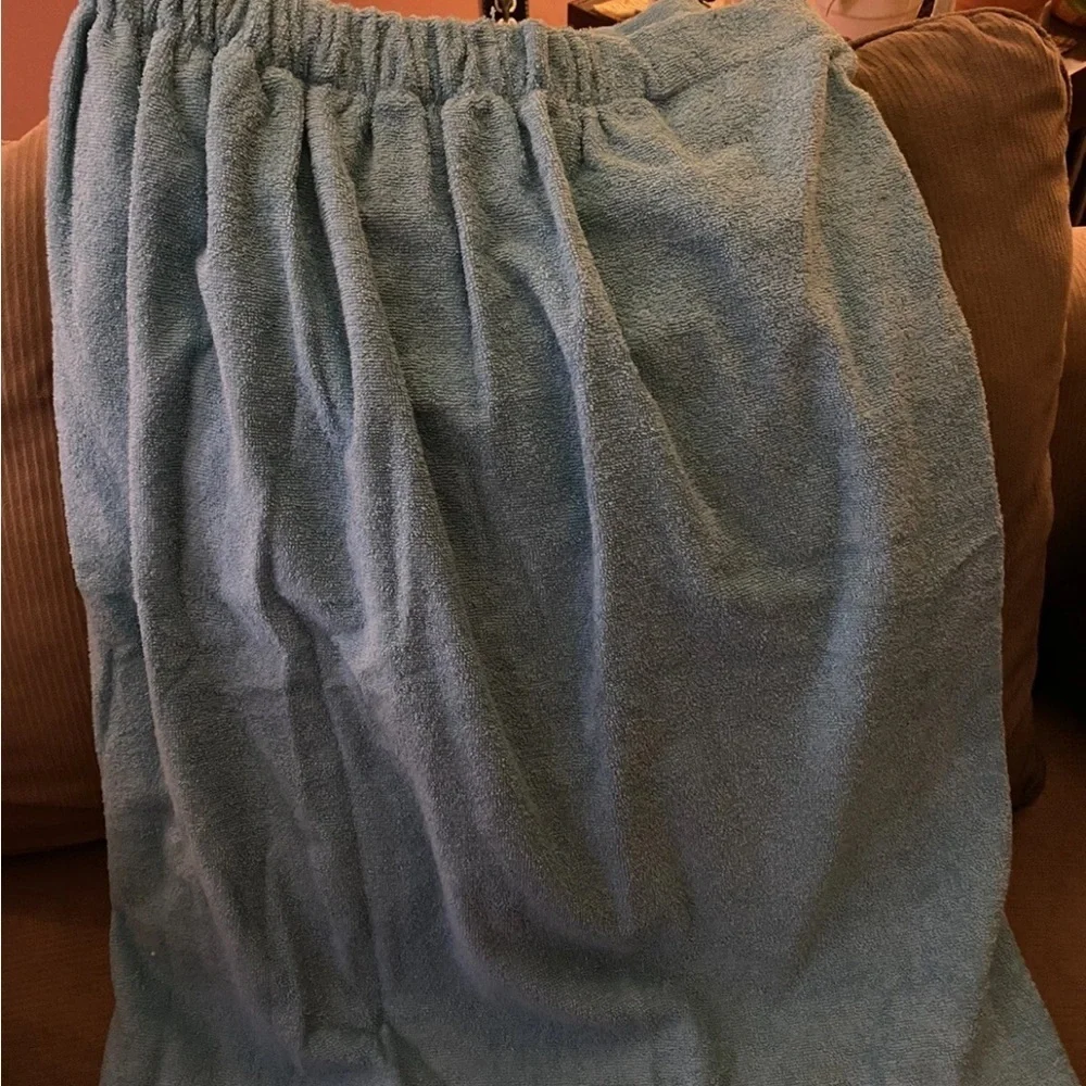 Woman’s Linum Home Textiles Turkish Cotton Aqua Terry Body Wrap NWT!!